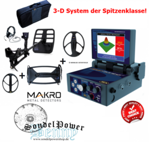 Makro Deephunter Pro Package 3D Golddetektor Bodenscanner