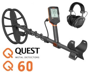 Quest Q60 Metalldetektor Metallsuchgerät Metallsonde wasserdicht 5 Meter