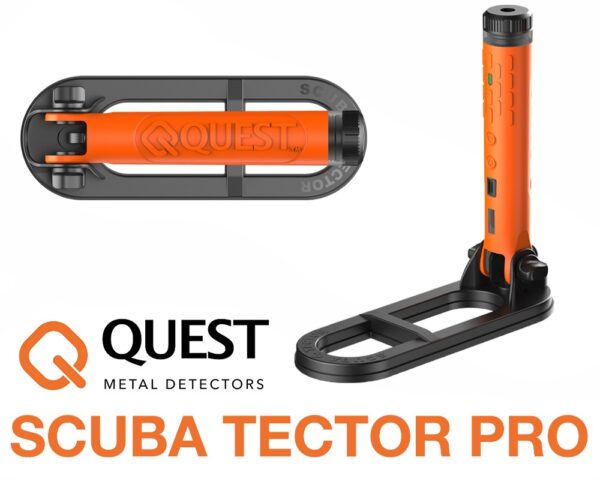 Quest Scuba Tector Pro Unterwasser-Detektor Metalldetektor 60 Meter
