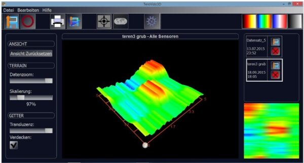 Tero Vido Expander Bodenradar Bodenscanner 3D Metalldetektor Hohlraumdetektor