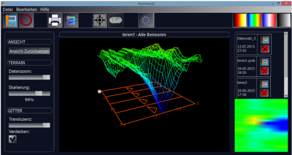 Tero Vido 3D System Pro Version 3D Bodenscanner Metalldetektor