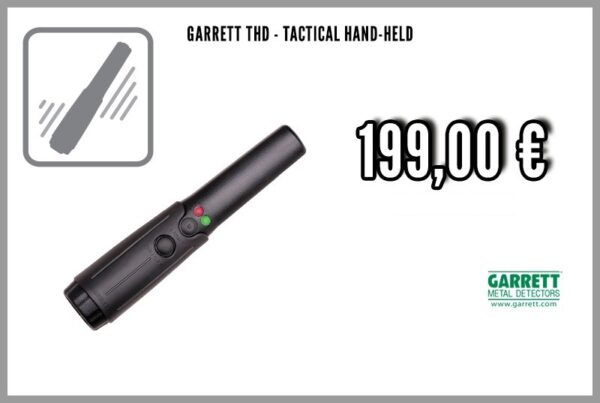 Garrett THD - Tactical Hand-Held Hand-Metalldetektor / Handscanner