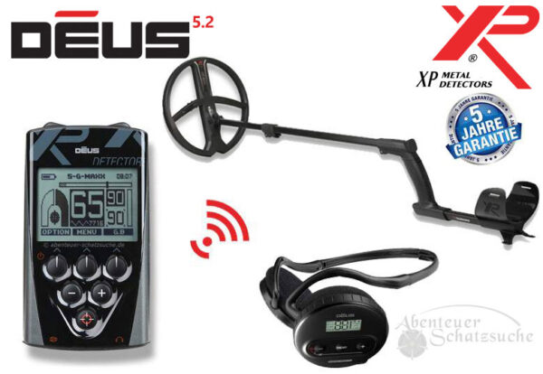 XP DEUS X35 28 RC WS4 Komplett-Set Metalldetektor Metallsuchgerät Metallsonde